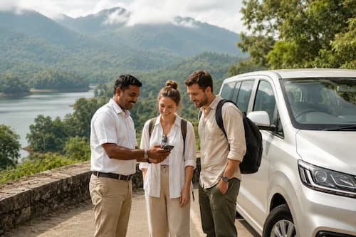Curated South India taxi tour routes