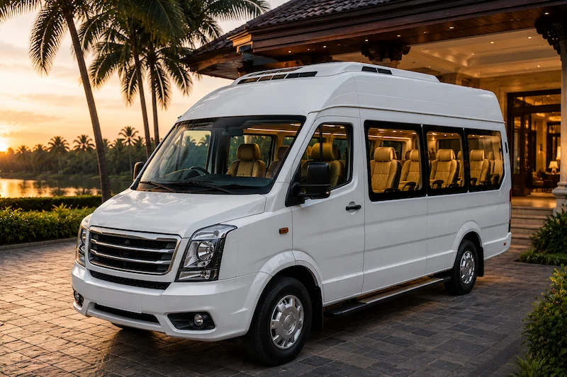 10 Seater 1+1 Maharaja Luxury Traveller cab option